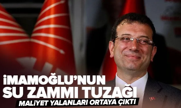 İBB’nin su zammı tuzağını AK Partili Tevfik Göksu açıkladı! ’’İmamoğlu çıkıp PR yapacaktı’’