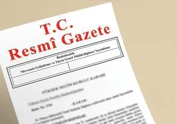 Cumhurbaşkanı kararları Resmi Gazete'de