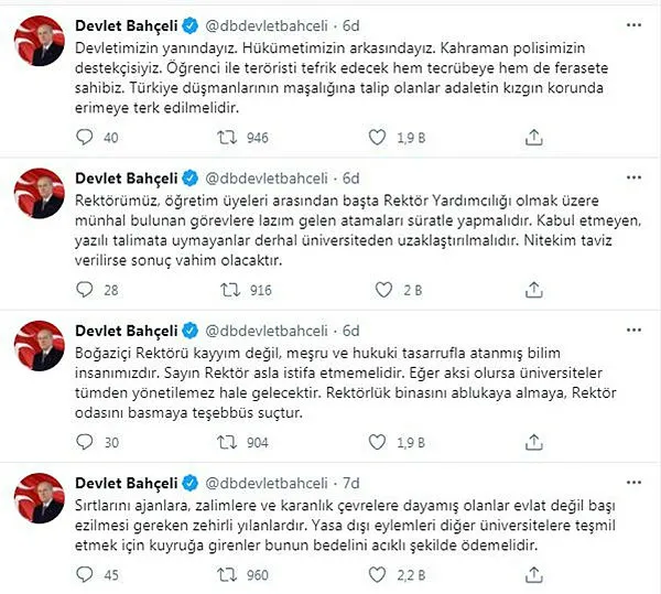Son dakika: Bahçeli'den Boğaziçi provokasyonuna ve Kılıçdaroğlu'na sert tepki: Türkiye'nin böyle evlatları yoktur - 3