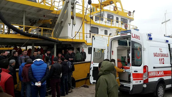 Sinop'ta kuru yük gemisinde patlama - 1