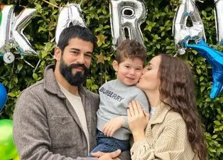 Kuruluş Osman’ın yıldızı Burak Özçivit ve Fahriye Evcen’in oğlu Karan 2 yaşına bastı! Kutlama paylaşımları olay oldu