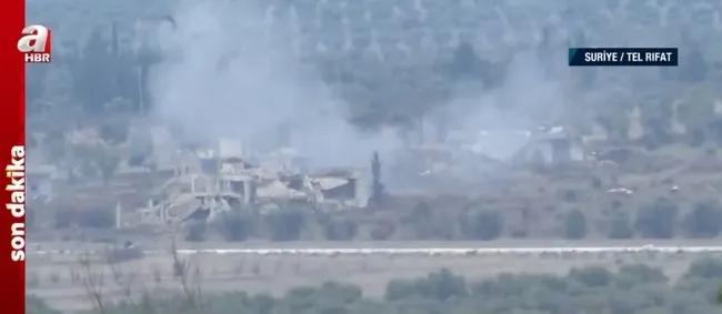 Cezalandırma atışları A Haber’de! Terör mevzileri böyle vuruldu