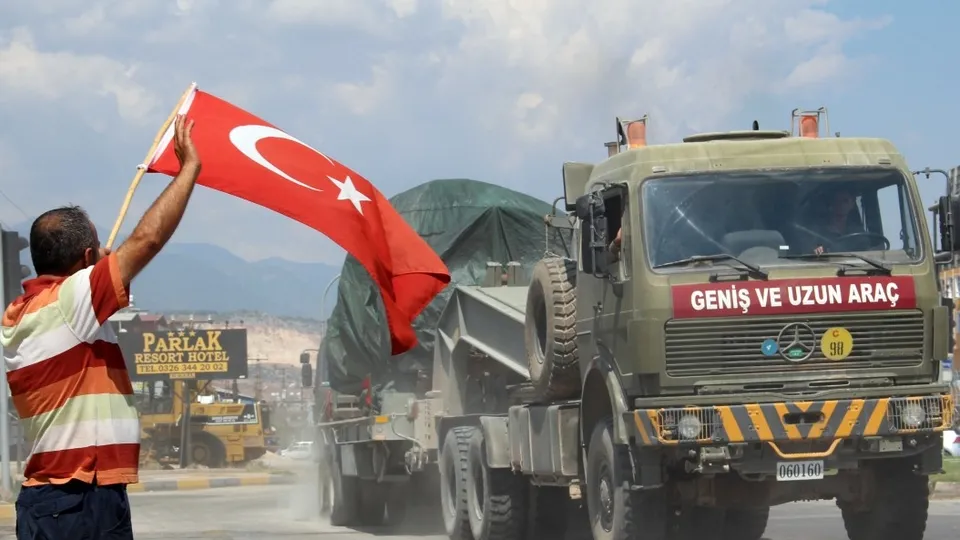 Suriye sınırında askeri hareketlilik