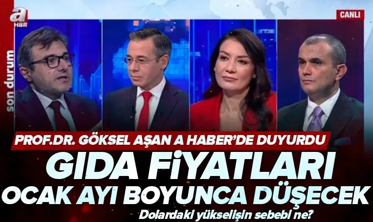 Döviz kuru neden yükseldi? Dolar neden tekrar yükselişe geçti? Gıda fiyatlarında düşüş için tarih verdi!