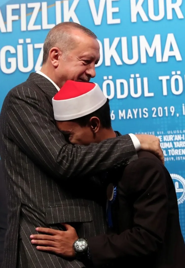 Başkan Erdoğan, Hafızlık ve Kur’an-ı Kerim’i Güzel Okuma Yarışma ödül törenine katıldı