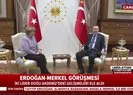 Başkan Erdoğan ile Merkel görüştü