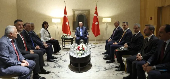 Başkan Erdoğan Sancak bölgesi liderlerini kabul etti