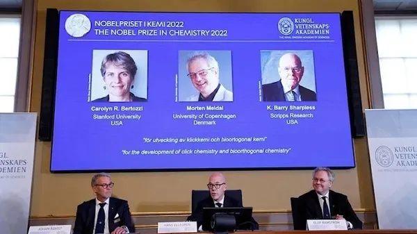 2022 Nobel Kimya Ödülü’nü Carolyn R. Bertozzi, Morten P. Meldal ve Karl Barry Sharpless kazandı