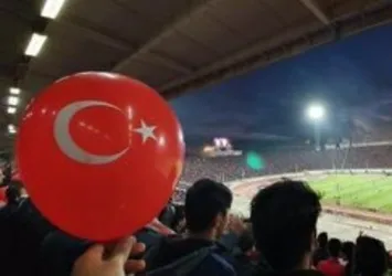 Traktör taraftarından Türkiye'ye destek!