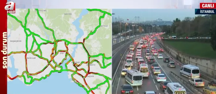İstanbul'da sabah trafiği! İşte trafik yoğunluk haritasında son durum | İstanbul'da bugün hava nasıl olacak? - 2