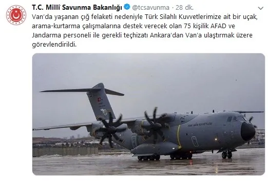 Son dakika: Van’da ikinci çığ olayı: 33 şehit