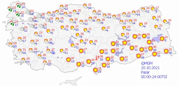 1633466915784.png Meteoroloji'den çok sayıda ile sağanak yağış ve kuvvetli fırtına uyarısı! 5 günlük hava durumu raporunda flaş detaylar! İstanbul Ankara İzmir hava durumu - 10