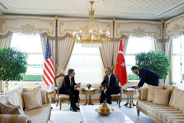 Başkan Erdoğan ile ABD Dışişleri Bakanı Antony Blinken arasında kritik görüşme