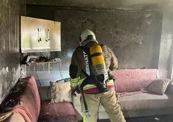 Samadağ'da ev yangını