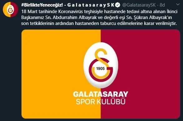 Son dakika: Galatasaray’dan önemli Abdurrahim Albayrak açıklaması