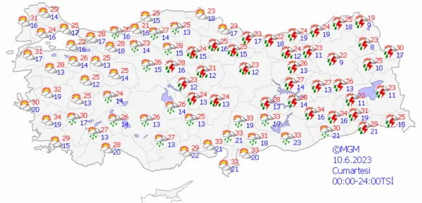 1686236091362.png Güneşli havalara bir süre veda! Kuvvetli sağanak yağış yolda! Meteoroloji'den çok sayıda ile uyarı... - 5