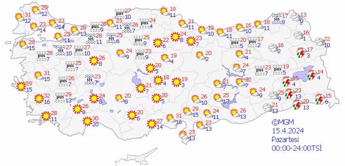 1713110004633.png Çok sayıda ile sağanak yağış geliyor! Meteoroloji gün vererek uyardı! İşte İstanbul Ankara İzmir hava durumu... - 4