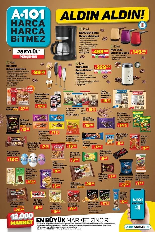 29 Eylül A101 aktüel ürünler kataloğu yayınladı: A101’de 5LT sıvı yağ 149 TL, 1KG tost peyniri 132 TL, 6KG bulaşık deterjanı 89 TL, 1KG beyaz peynir 92 TL’ye satılıyor - 17