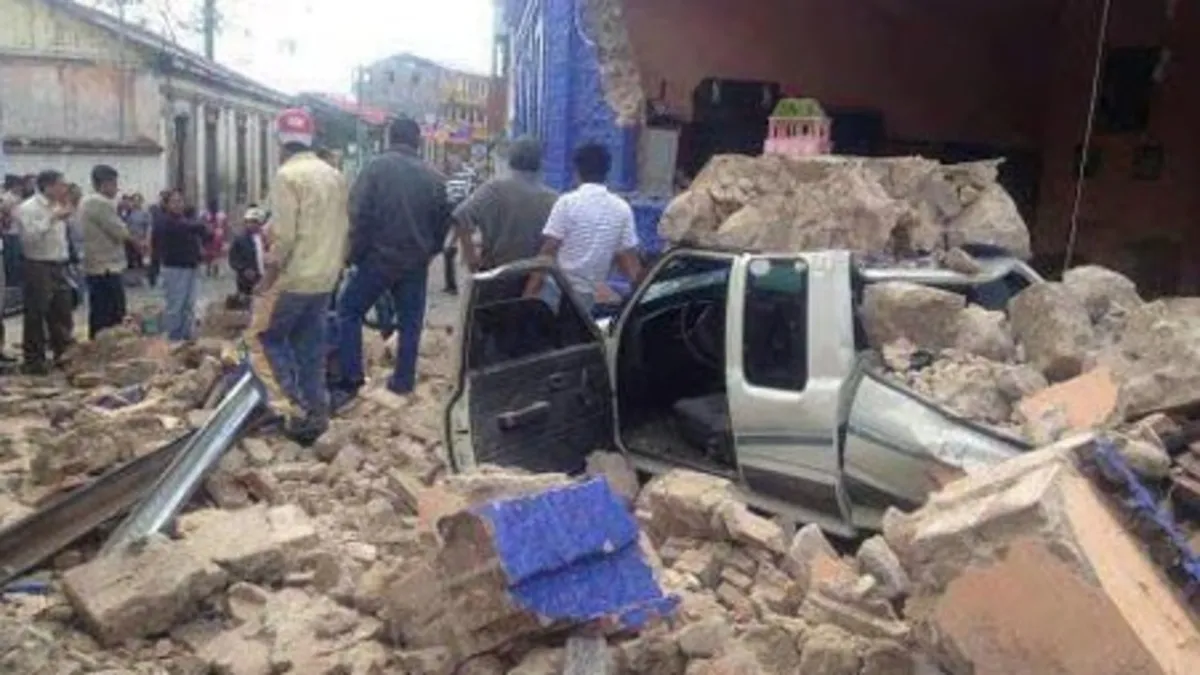 Guatemala'da korkunç olay: Depremin ardından düşen kaya parçaları can aldı