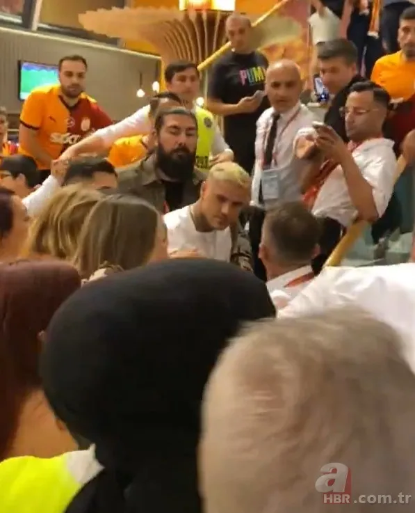 Mauro Icardi'nin görüntüsü olay oldu! Taraftara kafa mı attı? 10