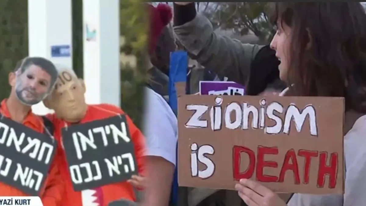 Katil Bibi'ye Tel Aviv sokaklarında ağır tokat: "Siyonizm ölümdür"