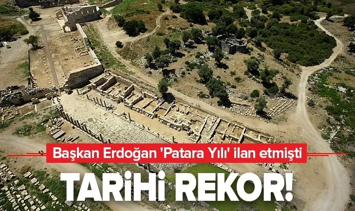 Patara Antik Kenti’ne rekor ziyaretçi! Başkan Erdoğan 2020’yi ’Patara Yılı’ ilan etmişti