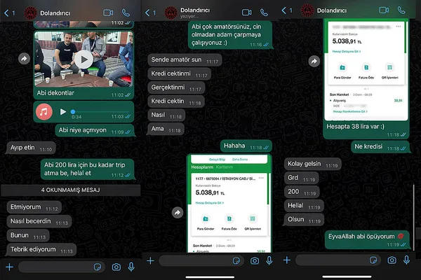 1698304731980.jpg Dolandırıcıya unutulmaz ders! Tuzağa düşürmek isterken avlandı fotoğrafları WhatsApp'tan gönderdi - 4