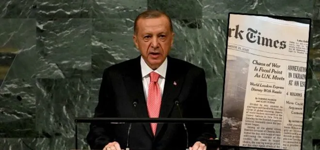 New York Times’ta manşet Başkan Erdoğan: Barış çabalarından övgüyle bahsedildi