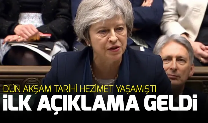 Anlaşma reddedilmişti! İngiltere Başbakanı Theresa Mayden Brexit açıklaması
