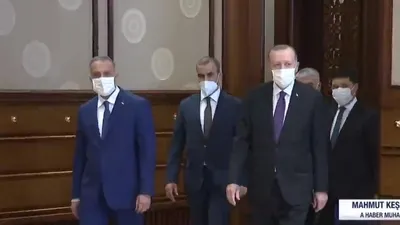 Başkan Erdoğan, Kazımi ile görüştü