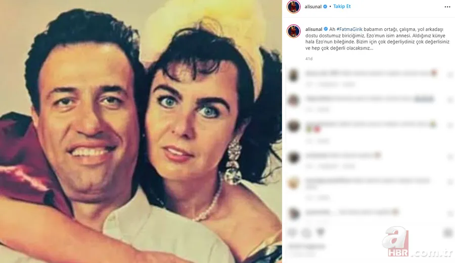 Yeşilçam efsanelerinden duygulandıran Fatma Girik mesajları! Cüneyt Arkın ve Hülya Koçyiğit yıkıldı 12