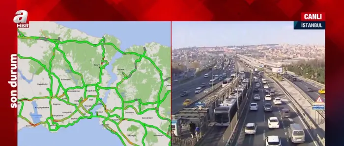 Son dakika: İstanbul trafiğinde son durum ne? Yoğunluk var mı? A Haber canlı yayınında aktardı - 1