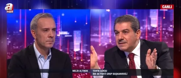 Mehmet Tevfik Göksu’dan A Haber’de İmamoğlu’na engelleniyoruz göndermesi! Rakamlarla yanıt verip yalan söylüyor dedi