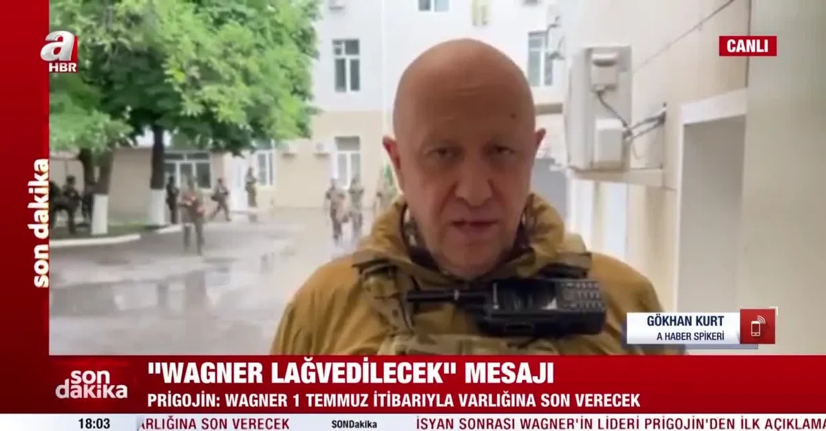Prigojin'den "Wagner lağvedilecek" mesajı!