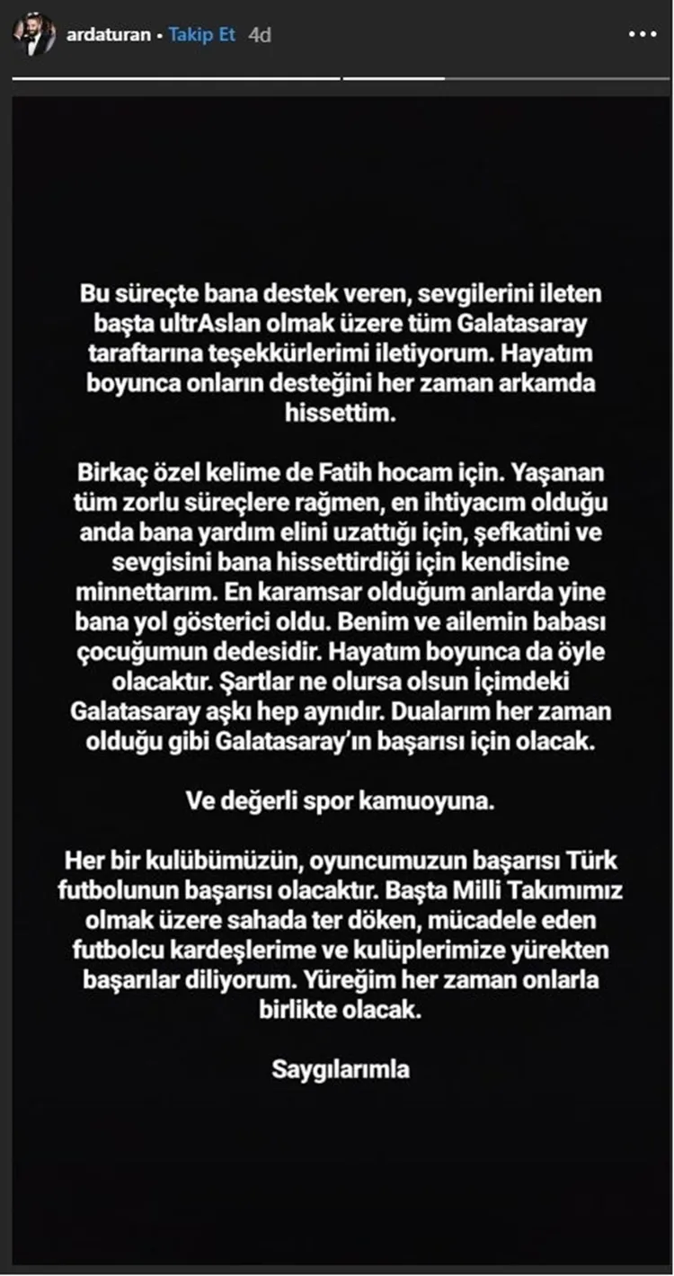 Arda Turan'dan flaş açıklamalar: Ben Galatasaray'a hiç yanlış yapmadım! Fatih Terim... - 2