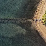 Şaşırtan olay! Deniz çekilince...