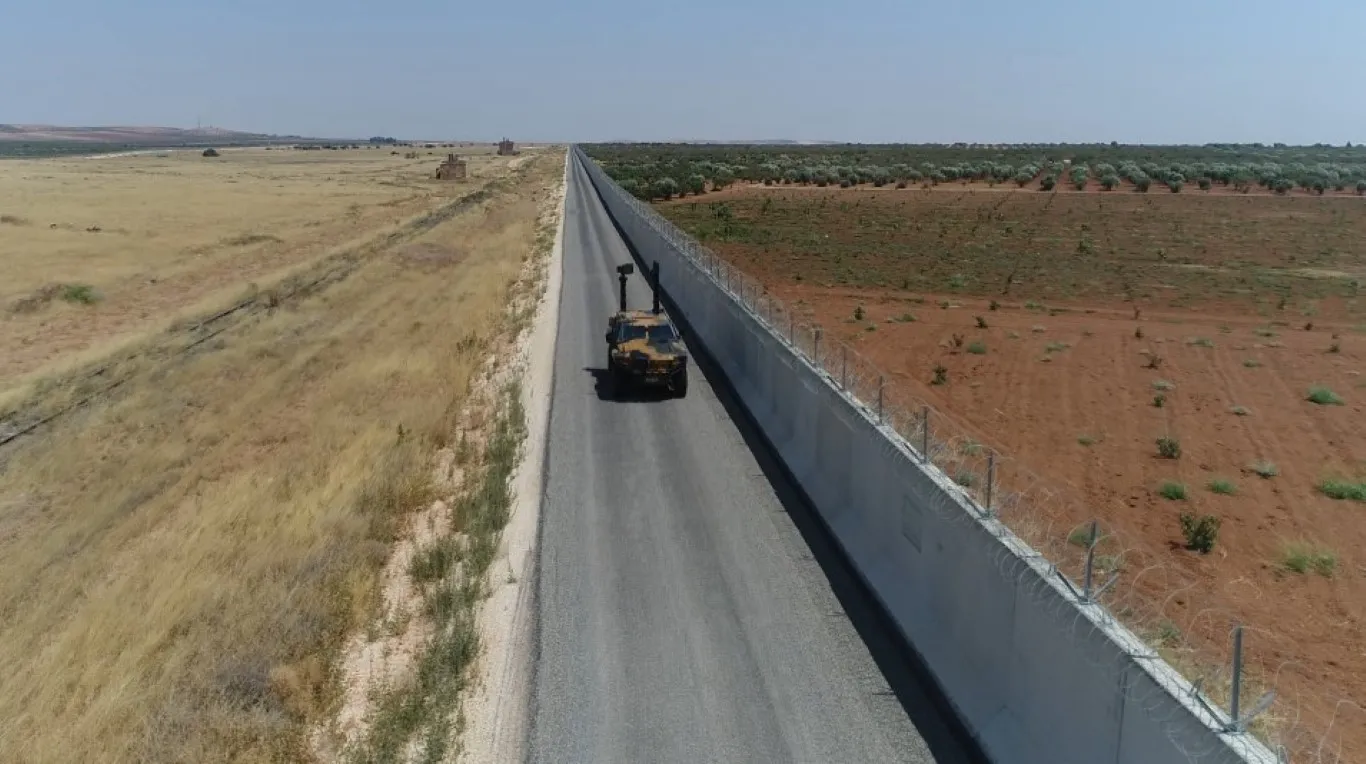 Suriye sınırına yapılan duvarlarda sona gelindi