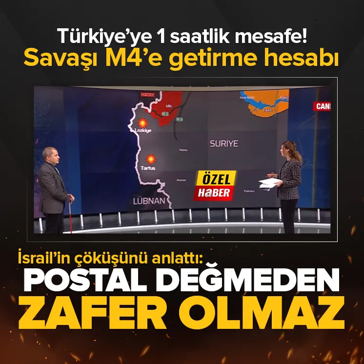İsrailin kirli planı! Türkiyeye 1 saatlik mesafe