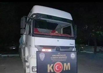 Kırklareli'nde 9 bin 600 litre karışımlı yakıt ele geçirildi