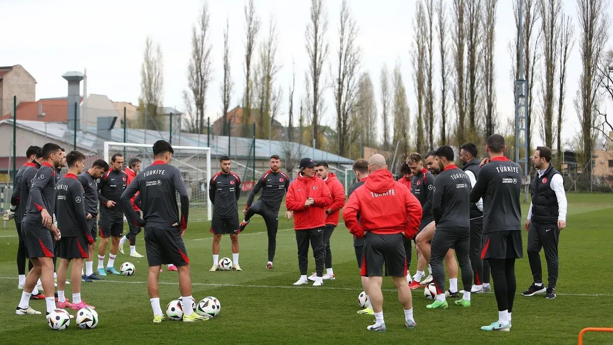 A Milli Futbol Takımı Avusturya maçının hazırlıklarına başladı