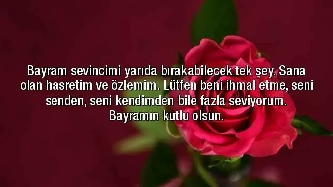 Sevgiliye bayram mesajları 2020! Sevgiliye Whatsapp Kurban Bayramı kutlama mesajları...