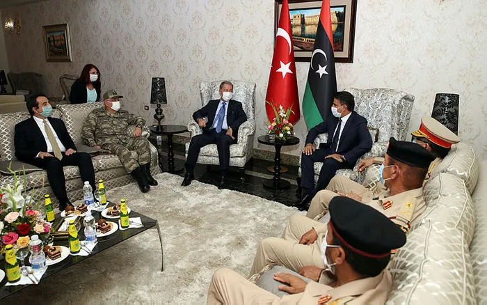 Milli Savunma Bakanı Akar ve Genelkurmay Başkanı Orgeneral Güler Libya’da...