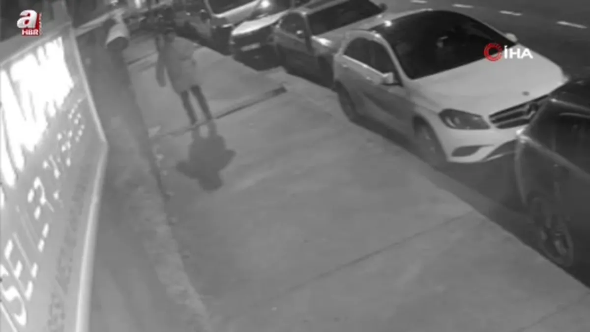 Sarıyer'de ilginç olay kamerada