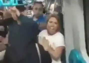 Metroda başörtülü kadına alçak saldırı