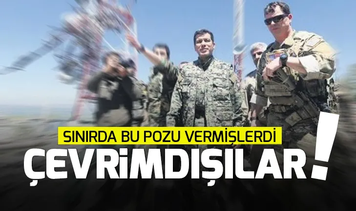 Sınır hattında yeni gelişmeler var! ABDli temsilci Brett McGurk ile poz veren kırmızı listedeki terörist kaçıyor