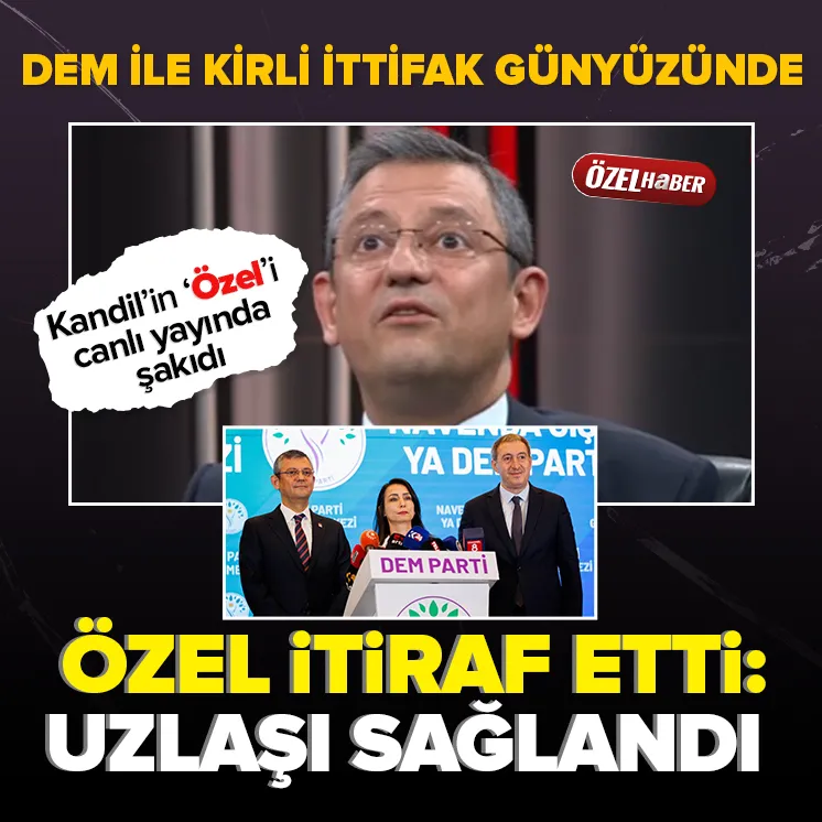 Özel canlı yayında DEMlendiklerini itiraf etti