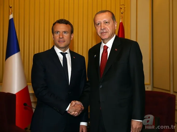 Macron, Cumhurbaşkanı Erdoğan'ı hayranlıkla izledi 1