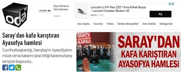 Ayasofya kararına temyiz iddiası yalan çıktı
