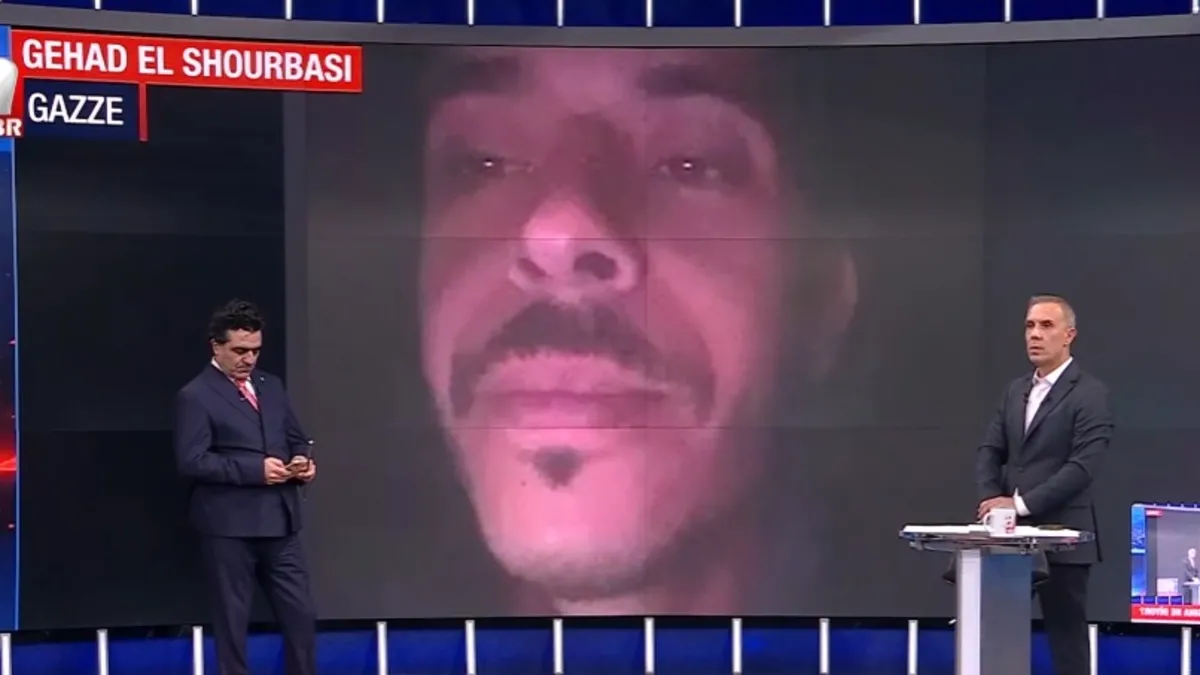 Filistinli Gehad El Shourbası A Haber'de! Gazze'de enkaz yığınlarının arasında soykırımı ve hayatta kalma mücadelesini anlattı