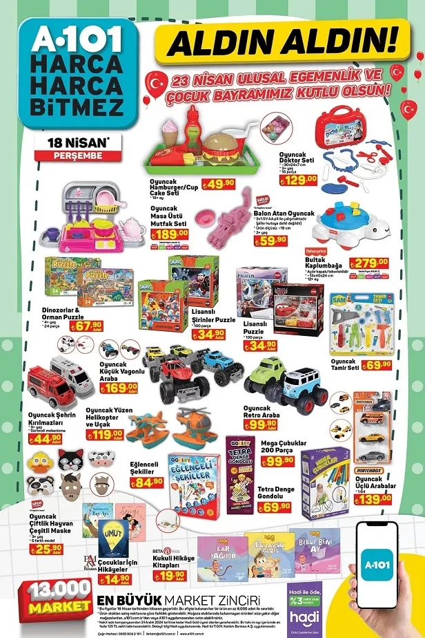 24 Nisan A101 aktüel ürünler kataloğu! A101’de 3 Musluklu Su Sebili, TV Box, Şarjlı Su Pompası, Apec 150 CC Motor uyguna satışta